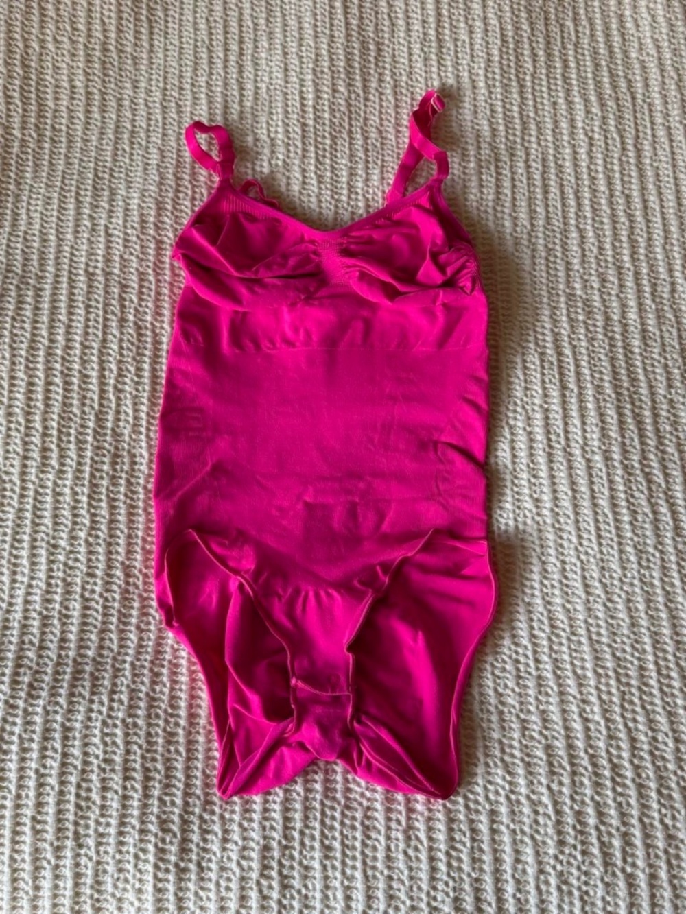 Skims Neon Pink Seamless Sculpt Bodysuit